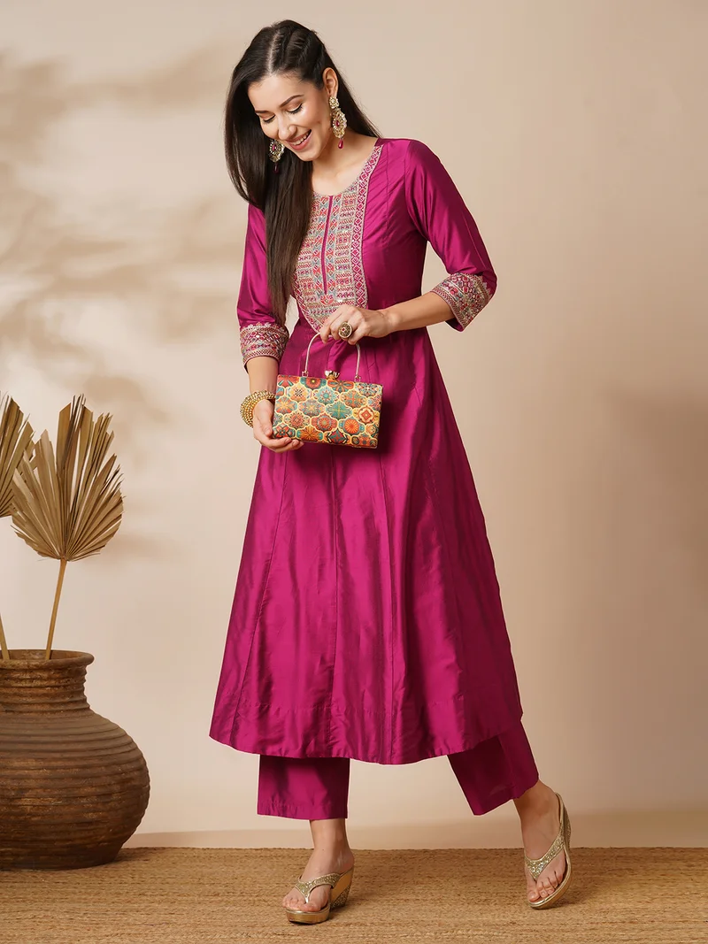 جلو باص حقيبة يد نسائية متعددة الألوان بطبعة زهور عرقية مع حزام سلسلة قابل للفصل